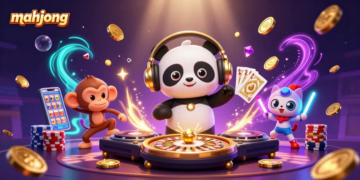 Spin the reels in Mahjong with vibrant characters, showcasing excitement and wins in online gaming.
